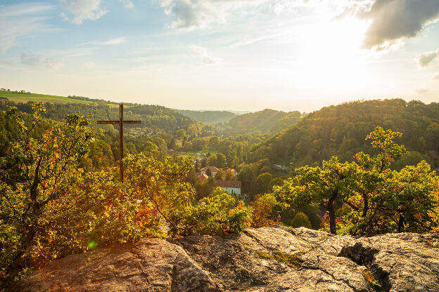 Götterfelsen im Herbst