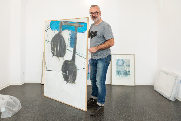 Erik Buchholz im Kunstverein Meißen, 2018